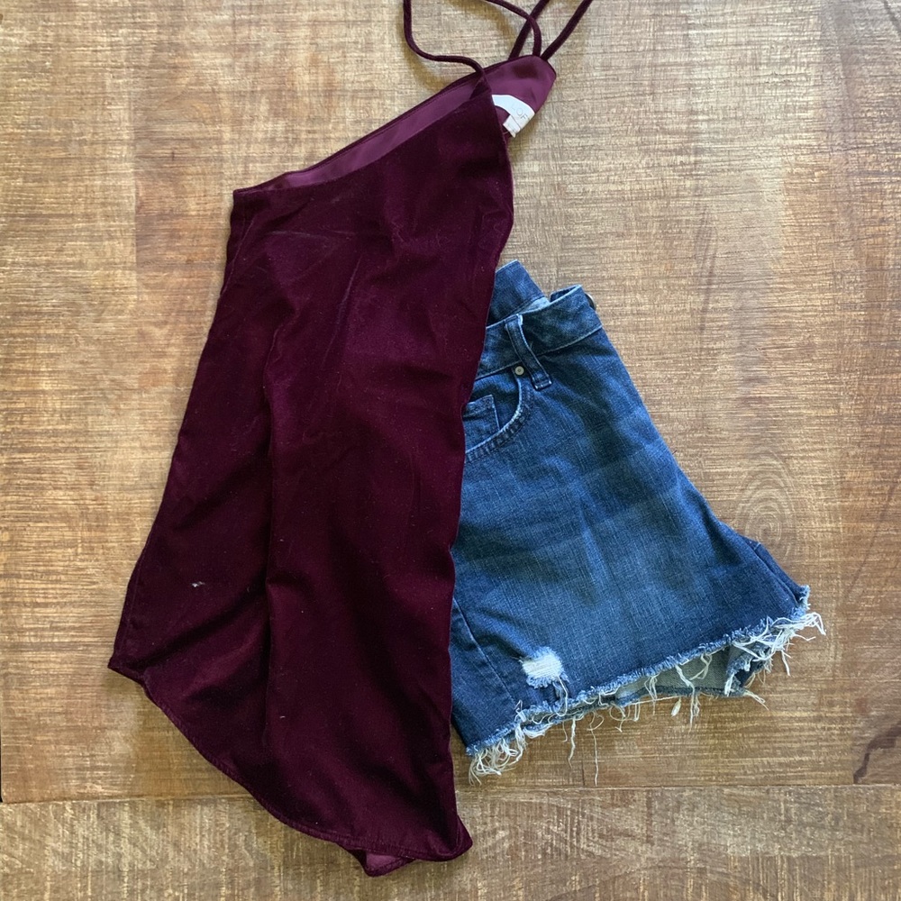 Loft Velvet racerback tank
